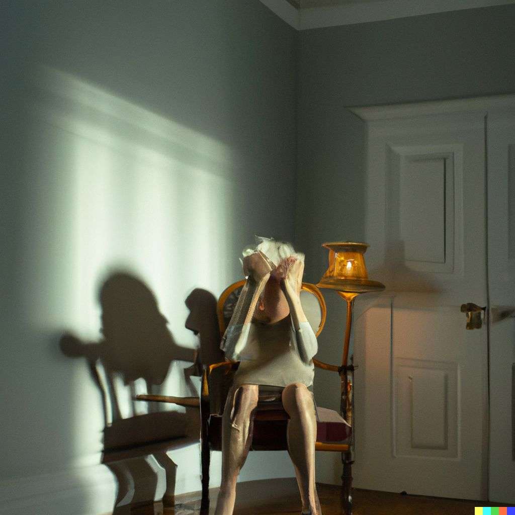 a representation of anxiety, photograph taken by Gregory Crewdson